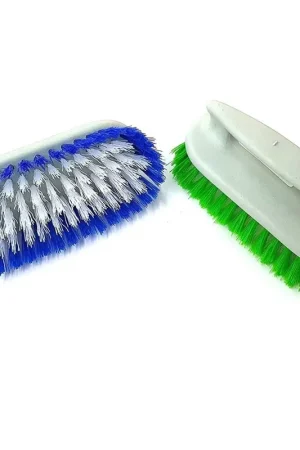 Compra Oggi Stesso Trade Shop - Spazzola Spazzole 3 Pezzi Ovale Setole Rigide Pulizia Manico Plastica Lucidatura -