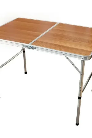 Reso Gratuito Trade Shop - Tavolo Pieghevole Richiudibile Tavolino Da Esterno 96 X 60 Cm Campeggio Barbecue -