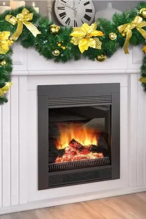 Solo Oggi Trade Shop - Ghirlanda Natalizia Stella Natale Fiori Palline Fiocchi 200cm Decorazioni Oro -