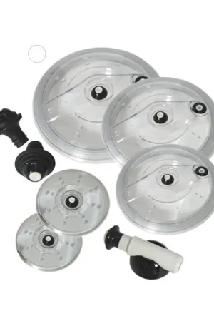 Trade Shop - Set 5 Copri Pentola Per Sottovuoto Sotto Vuoto Coperchio Pentole O Contenitori - Ultime Pezzi