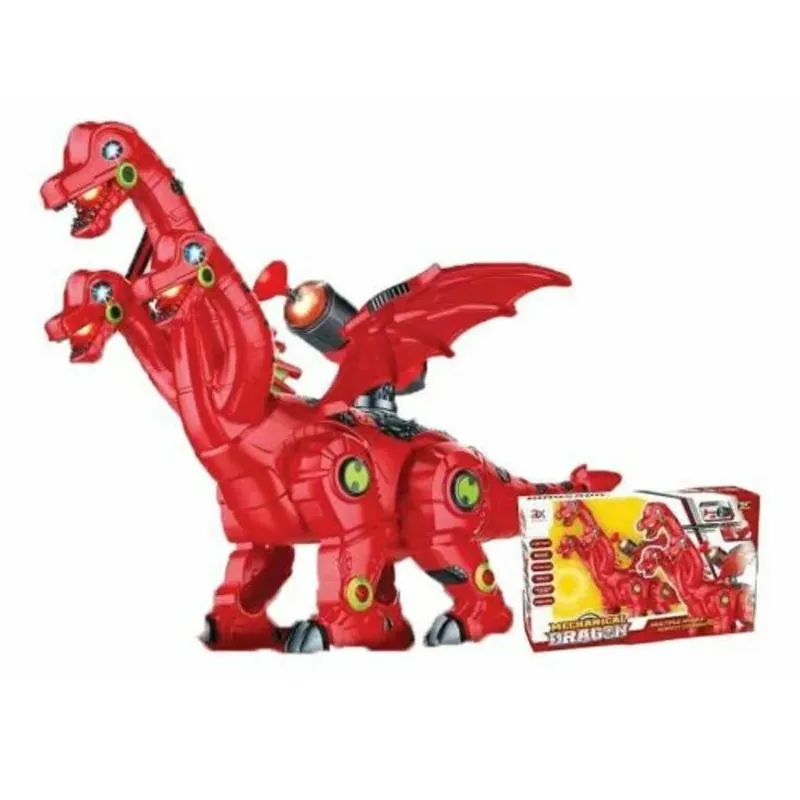 Promozione Trade Shop - Mechanical Dragon Dragone Robot Con Luci E Suoni Giocattolo Gioco Bambini -