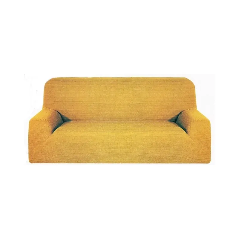 Trade Shop - Copridivano 3 Posti Estendibile Da 170 A 250 Cm Copri Divano Elasticizzato - Oro Prezzo Scontato