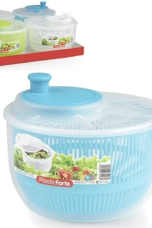 Trade Shop - Centrifuga In Plastica Lava Verdura Insalata Verdure Asciuga Strizza 2.7lt 12198 - Più Venduto