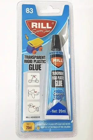 Trade Shop - Set 3 Pezzi Colla C.83 Adesivo 20ml Liquido Sigillante Giocattoli Pvc Plastica - Esclusivo