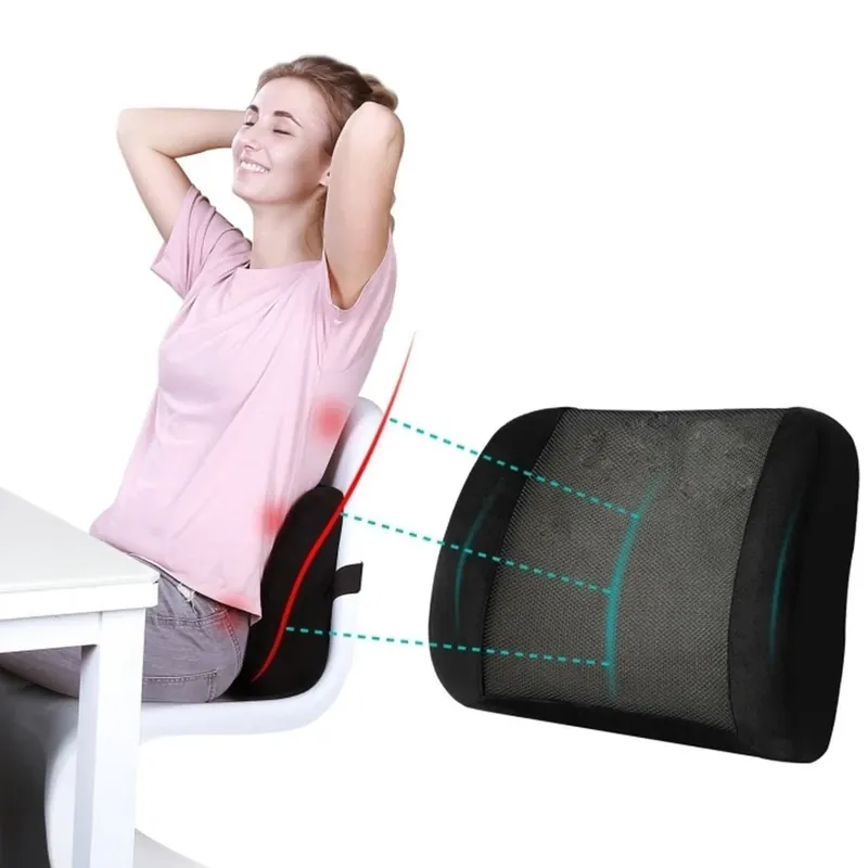 Prezzo Conveniente Trade Shop - Schienale Con Massaggio Ergonomico Schiena Supporto Lombare Auto Camper Ufficio -
