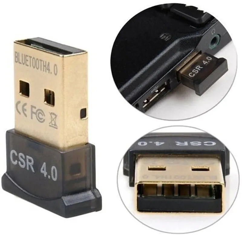 Affare Trade Shop - Mini Ricevitore Universale Bluetooth Csr V4.0 Adattatore Dongle Usb Bl-v40 Pc -