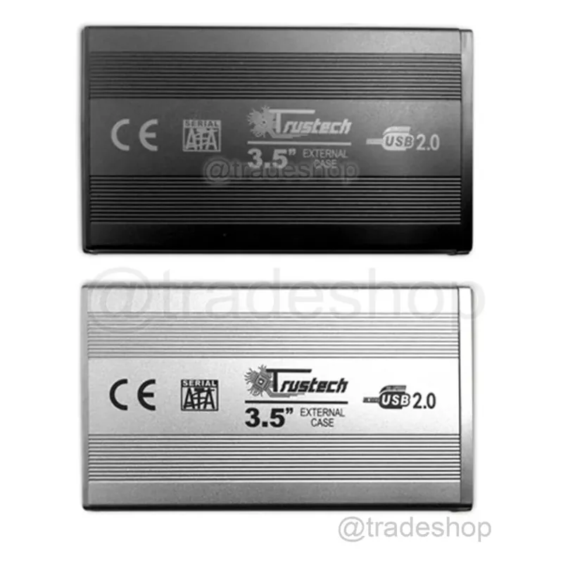 Offerta Lampo Trade Shop - Box Esterno Case Supporto Adattatore Per Hhd Hard Disk Da 3,5" Sata Usb 2.0 -
