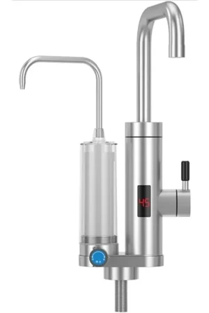 Trade Shop - Rubinetto Depuratore Elettrico Istantaneo Caldaia Acqua Calda Con Display 3000 W - Offerta Speciale