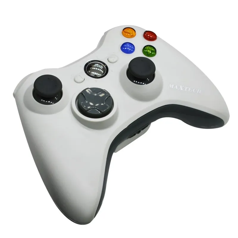 Più Venduto Trade Shop - Joystick Joypad Controller Bianco Per Xbox 360 Wireless Senza Filo Compatibile -