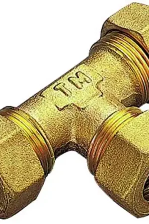 Prezzo Ridotto RACCORDO A T INTERMEDIO CON TENUTA O-RING PER TUBO RAME MODELLO 1300 ø12 TIEMME RACCORDERIE SPA