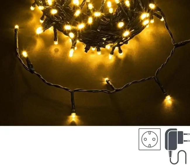 Offerta Del Giorno 500 LED classico 5 mm filo verde IP44