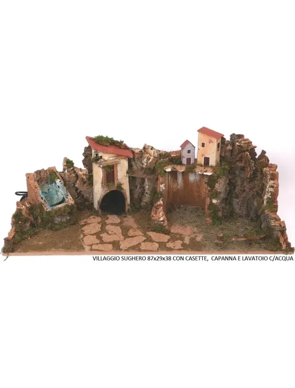 Villaggio sughero 87x29x38 cm Nuova Collezione