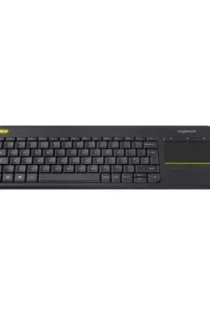 Logitech k400 plus tastiera wireless touch tv, facili controlli multimediali e touchpad integrato, tastiera htpc per tv collegata al pc, windows, android, chrome os, laptop, tablet - 920-007135 Esclusivo