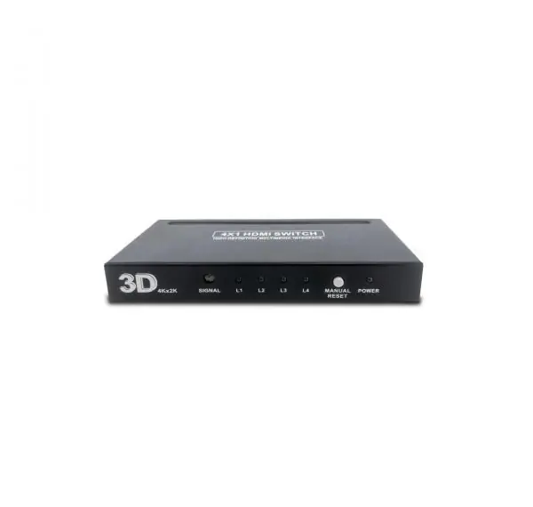 Offerta Limitata HDMI SWITCH MACH POWER V1.4 FHD 4*IN/1*OUT 3D 4K*2K +TELECOMANDO