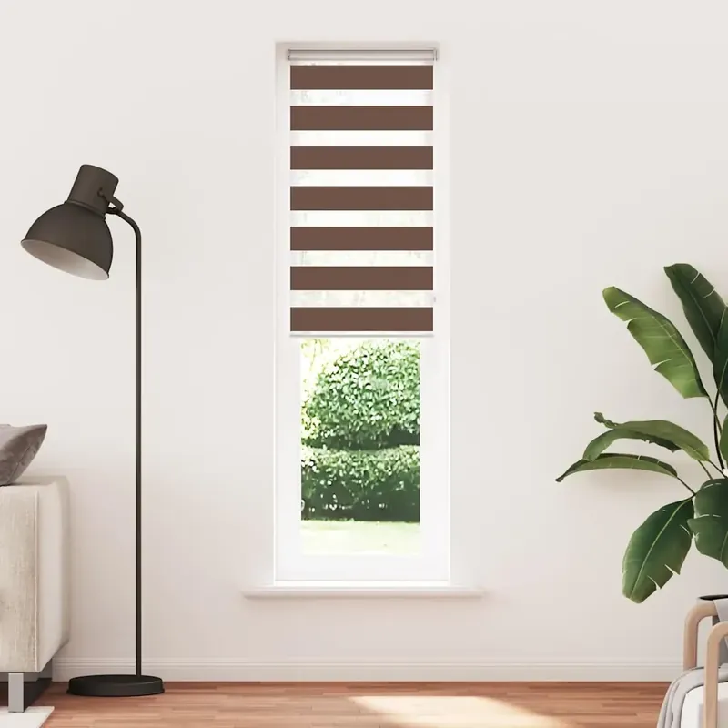 Di Tendenza Tenda a Rullo Zebra Larghezza Tessuto 55,9 cm Poliestere 4014383