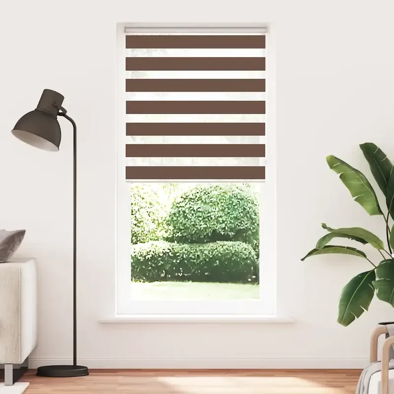Affare Tenda a Rullo Zebra Larghezza Tessuto 105,9 cm Poliestere 4014393