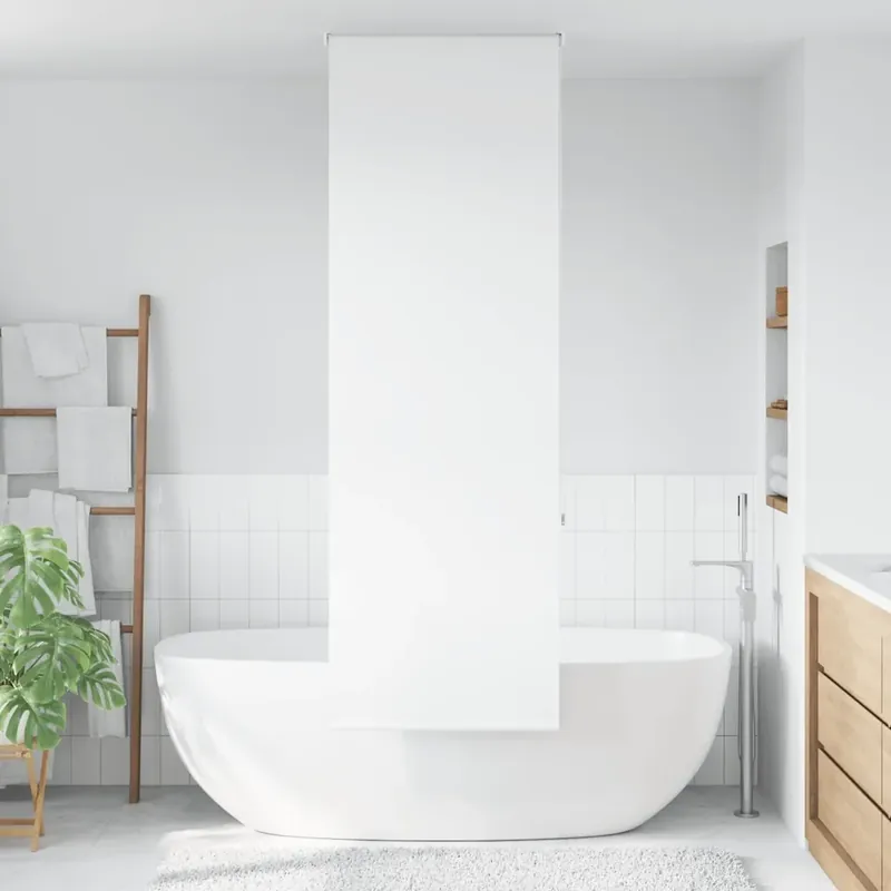 Tenda a Rullo Doccia 70x240 cm Larghezza Tessuto 66 cm 4014932 Novità