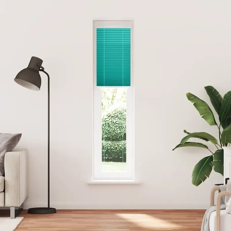 Offerta Limitata Tenda Plissettata Verde petrolio 45x200 cm Larghezza Tessuto 4015404