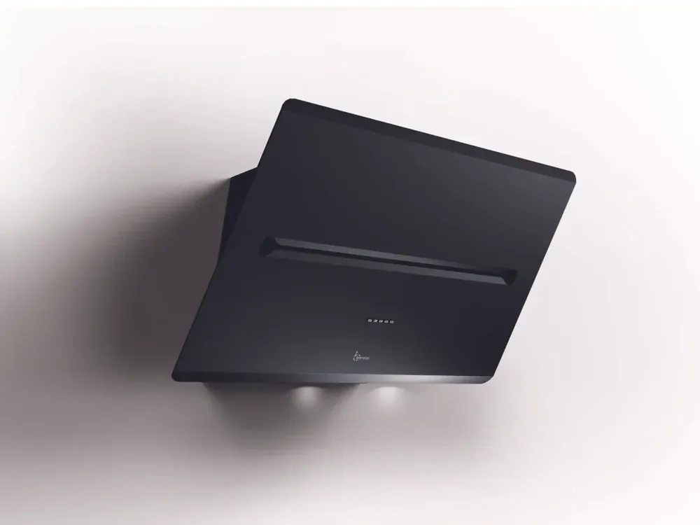 Cappa a parete ONE cm 90 - Nera - 800 m3/h Pagamento Sicuro