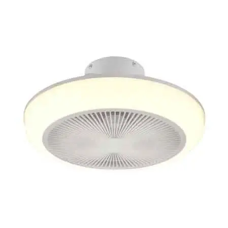 Di Tendenza VENTILATORE E PLAFONIERA A SOFFITTO 'MJOLBY' Ø 45 cm