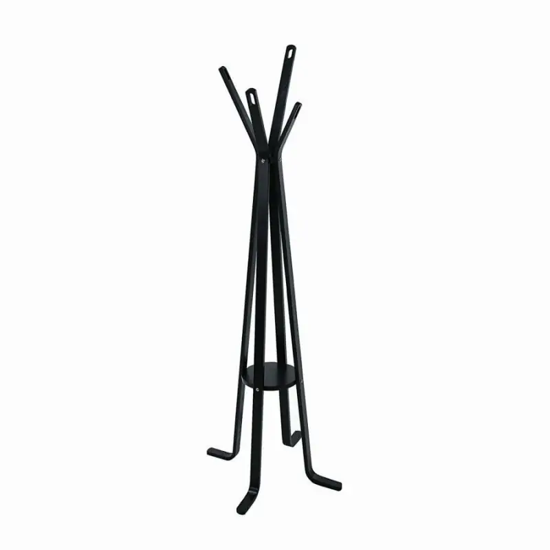 Attaccapanni a stelo legno nero 4 braccia cm 50h180 Promozione Esclusiva