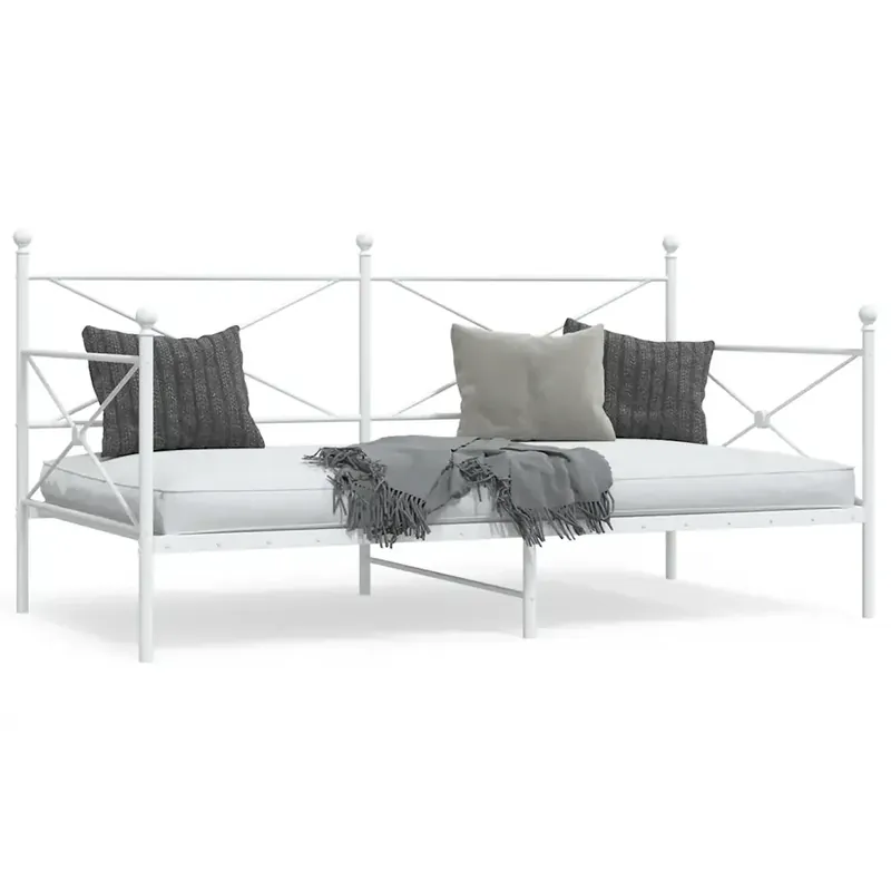 Dormeuse senza Materasso Bianco 107x203 cm in Acciaio 4104685 Prezzo Basso