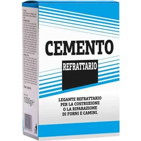 Prezzo Ridotto CEMENTO REFRATTARIO 1 kg - 12 pezzi