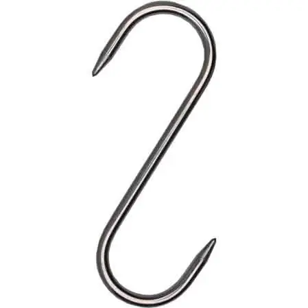 GANCIO FISSO 100x4 mm - 2 punte - 10 pezzi Nuova Collezione