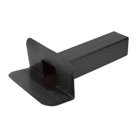BOCCHETTONE DI SCARICO ANGOLARE QUADRO mm 100x100x410h Ultime Pezzi