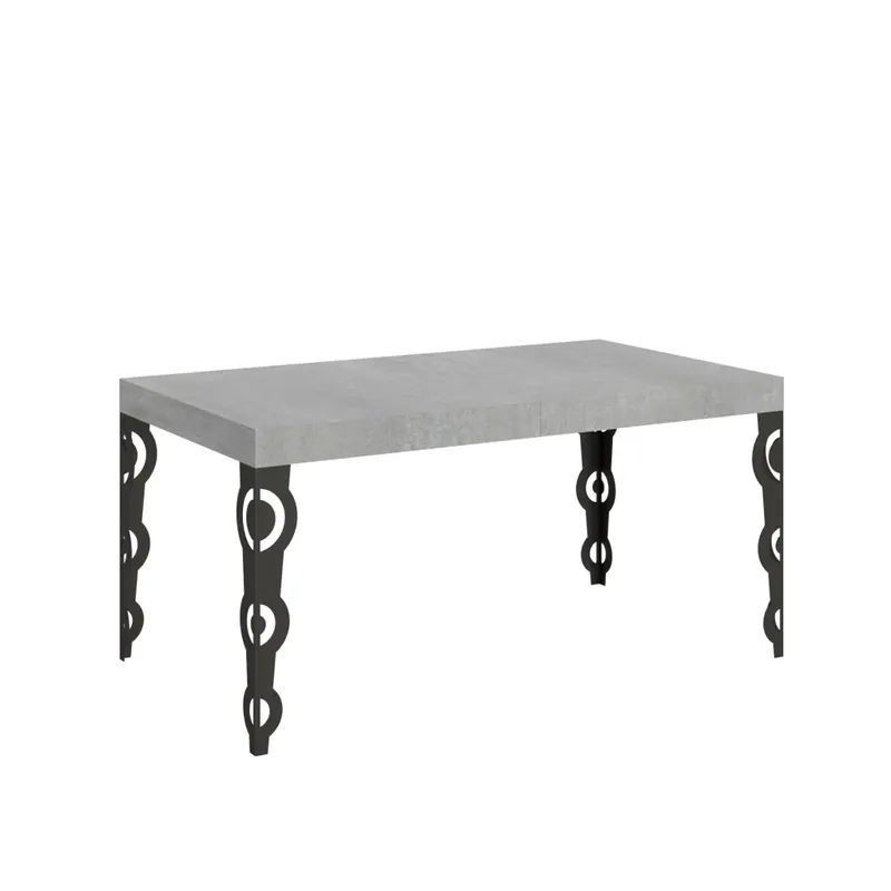 Occasione Tavolo Allungabile 160-244x80x77 cm Karamay Cemento