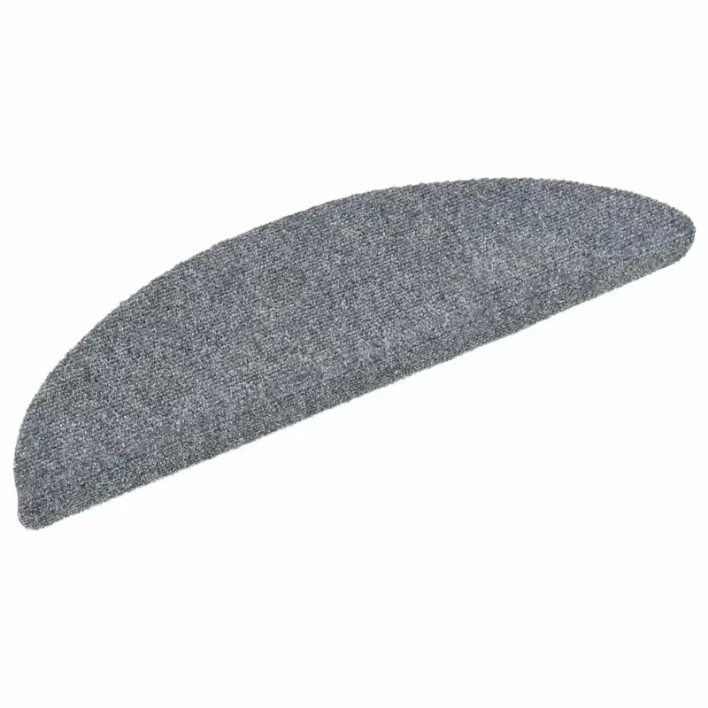Scelto Dai Clienti Tappetini per scale autoadesivi 30 pz 56x17x3 cm Grigio chiaro semicircolari 3365682
