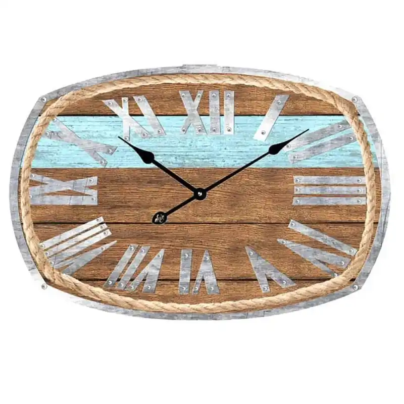 Orologio vetro numeri romani con corda cm 60x40x4 Direttamente Dal Produttore